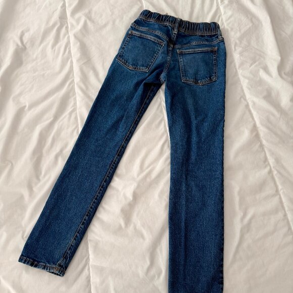 Gap Kids Slim Stretch Pull On Elastic Waist Denim Jeans Size XL / Size 12 - Picture 4 of 7